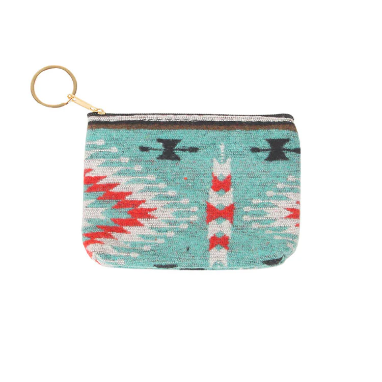 Chic Ethnic Pattern Mini Pouch