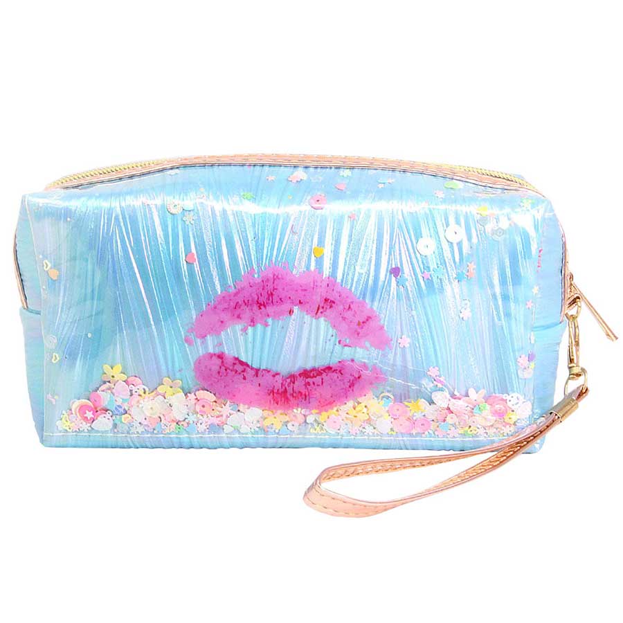 Vibrant Kiss Cosmetic Pouch