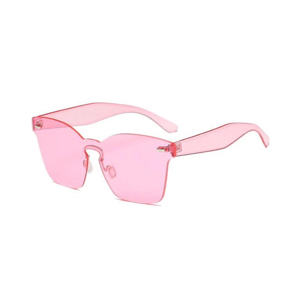 Elegant Pink Transparent Glasses