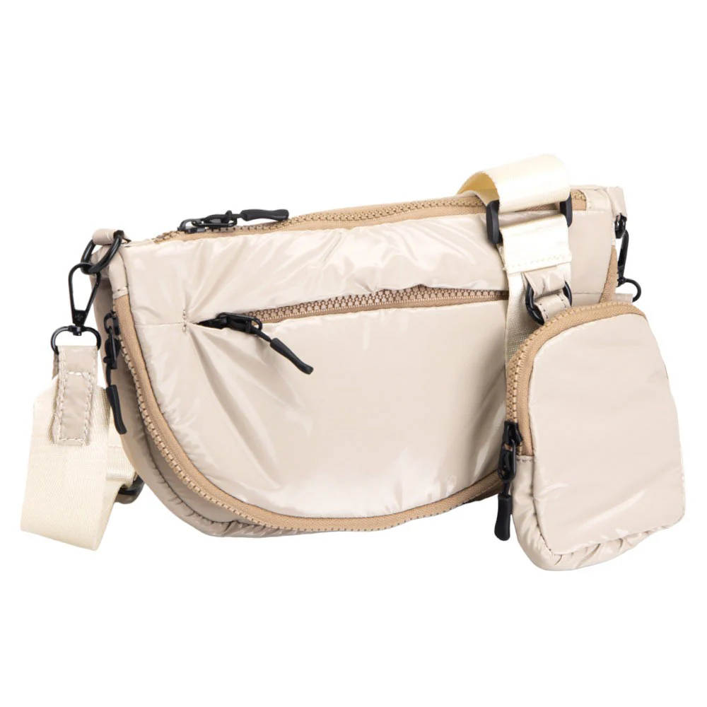 Stylish Beige Crossbody Bag