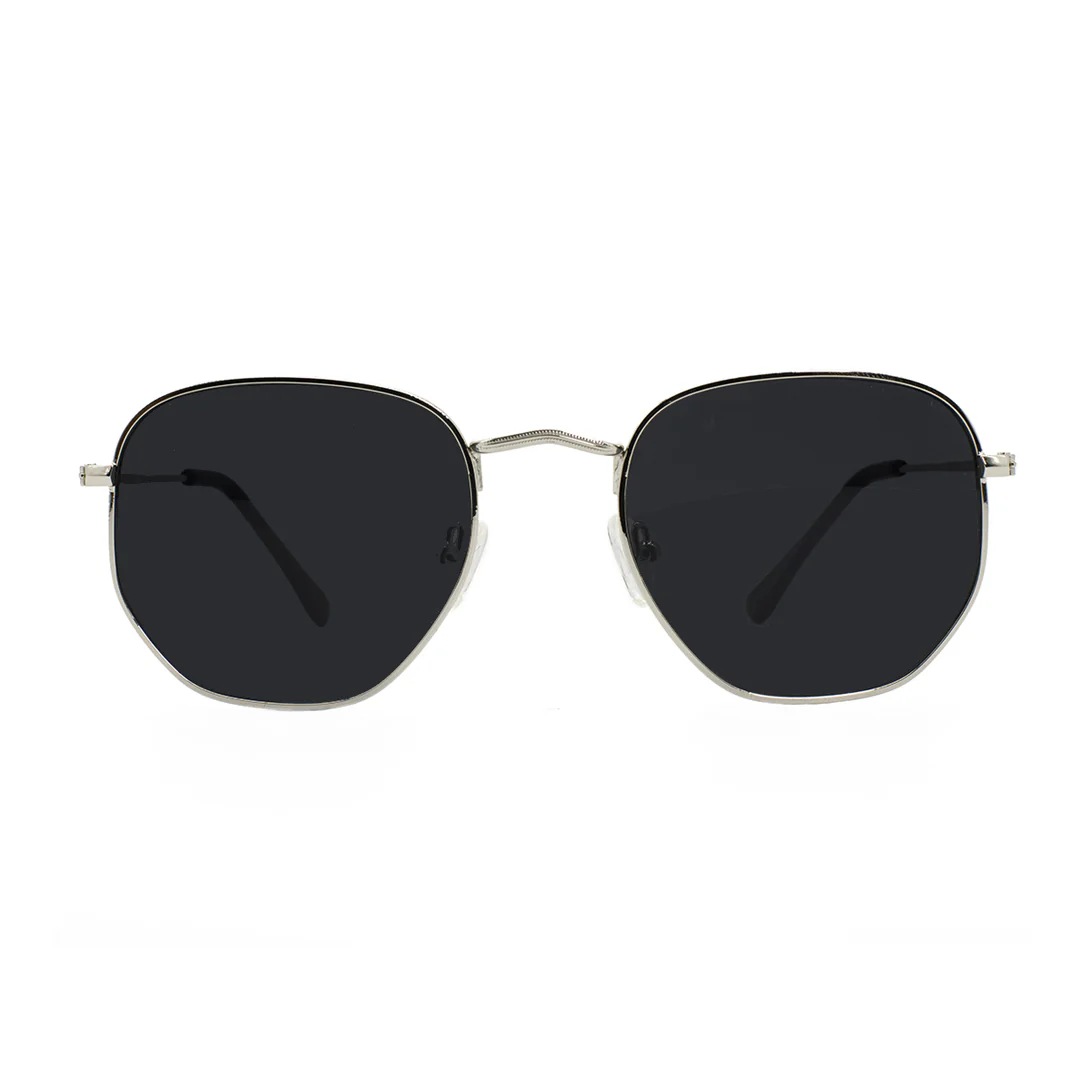 Classic Hexagonal Frame Sunglasses