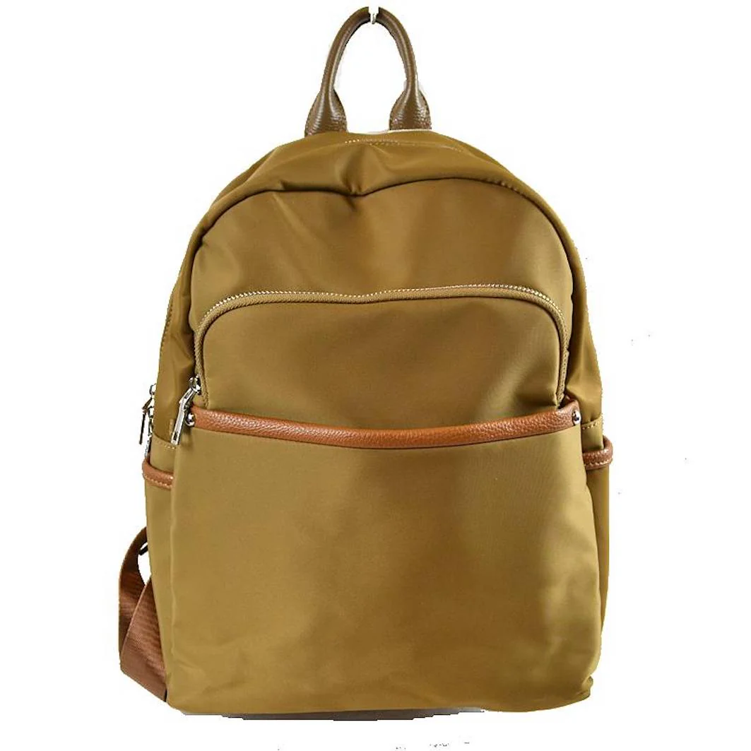 Stylish And Functional Tan Backpack