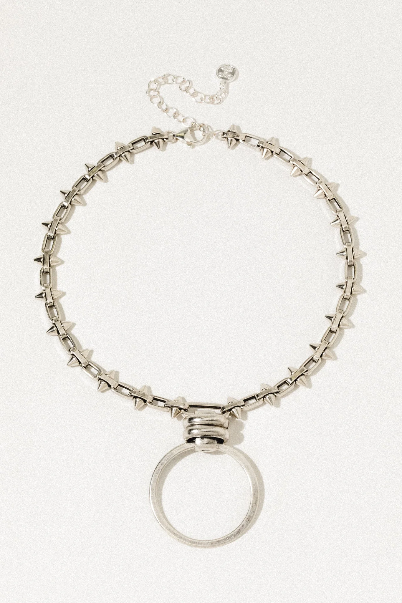 Edgy Spike Chain Necklace