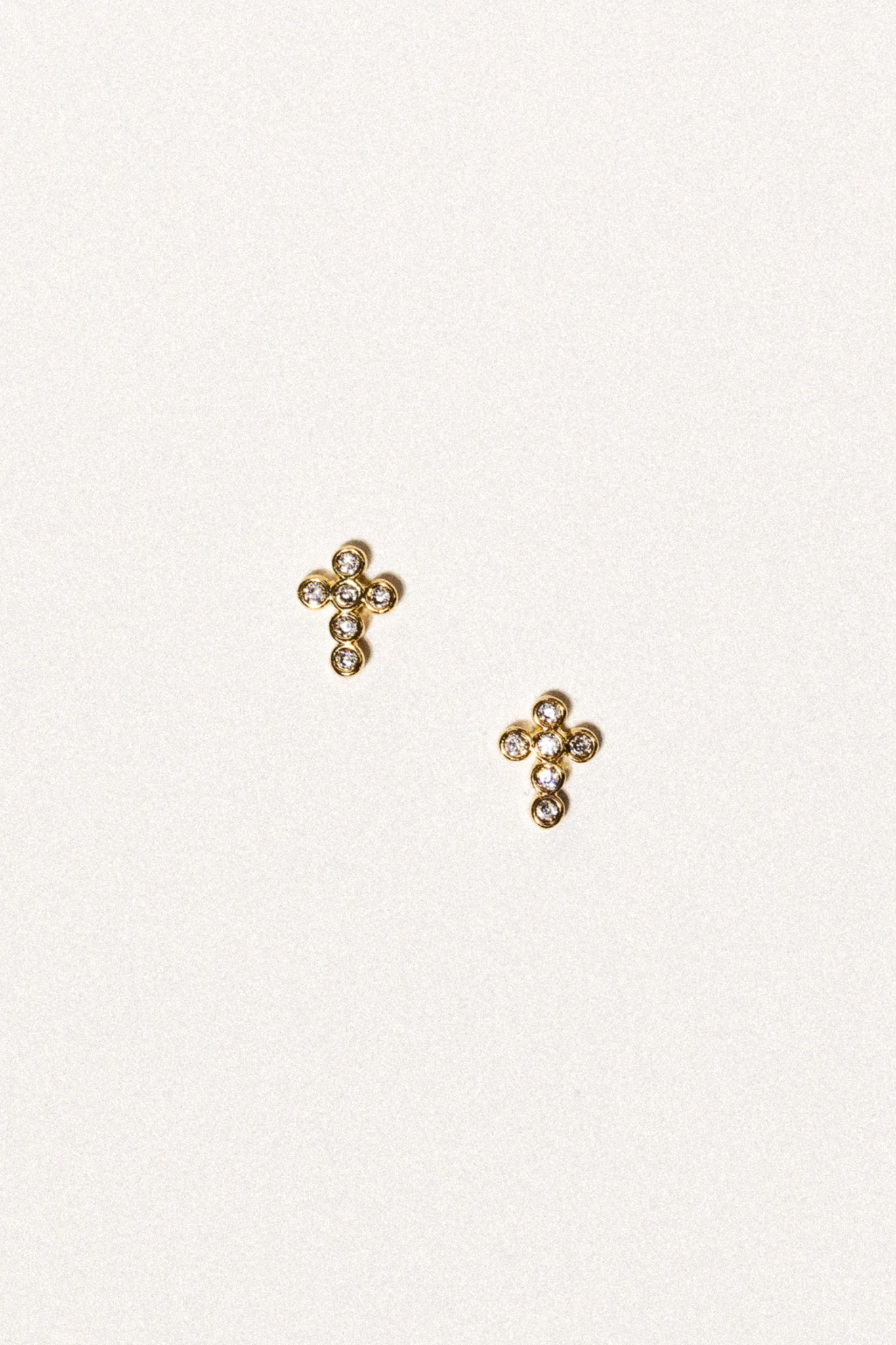 Elegant Cross Stud Earrings