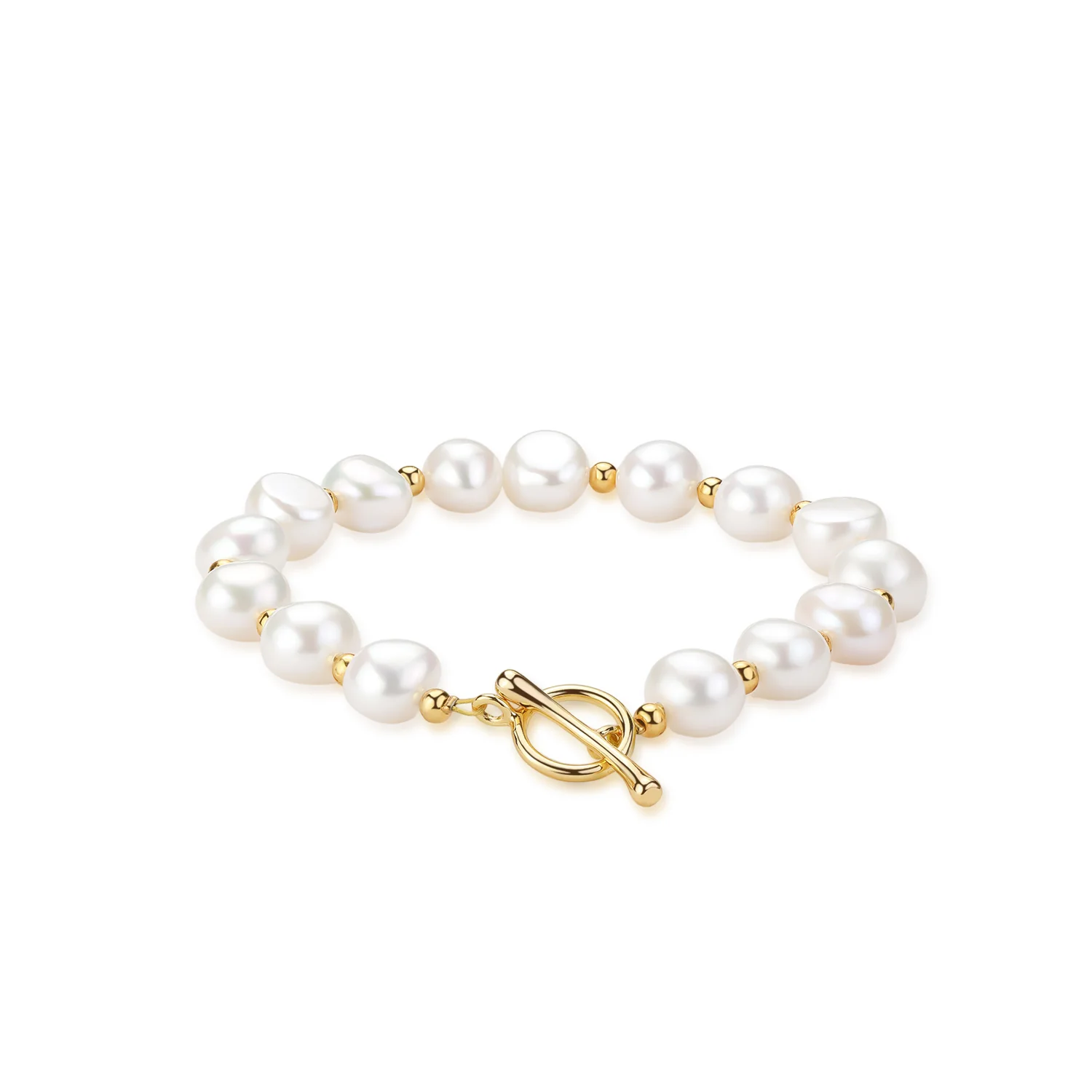 Elegant Faux Pearl Bracelet