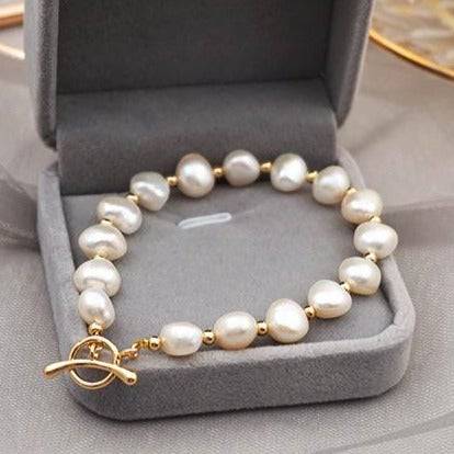 Elegant Faux Pearl Bracelet