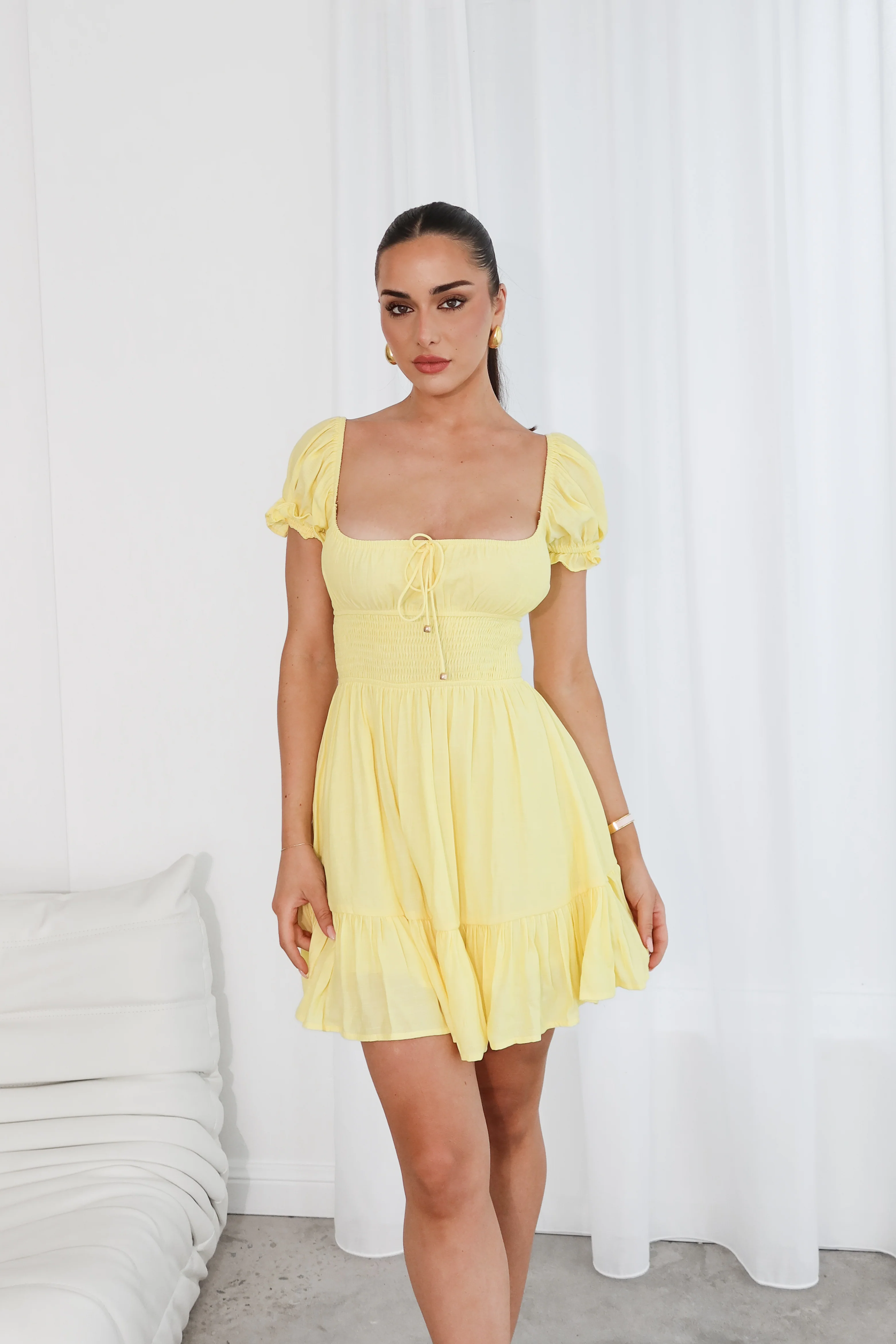 Sunshine Delight Smocked Dress