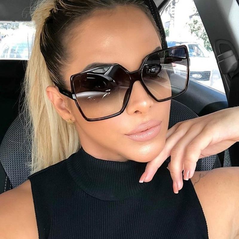Elegant Gradient Square Sunglasses